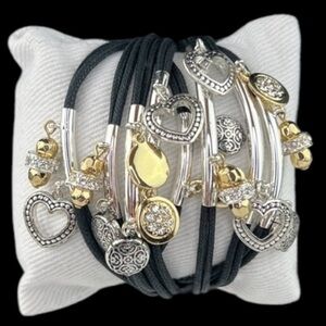 BEE - ‘Hearts & Bling’ bracelet. NWT